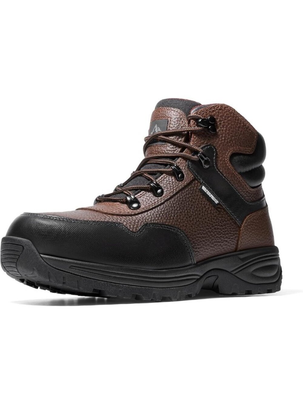 Men's Steel Toe Safety Work Boots - Durable, Slip-Resistant, Comfortable Fit